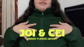 Green Fleece Jacket JOI And CEI