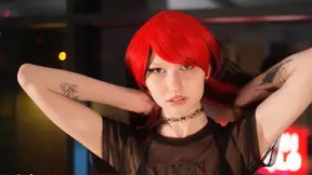 18-year-old emo girl gets her small boobs and tiny tits touched by a black man