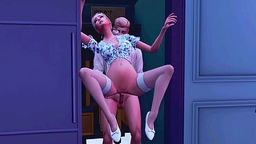 stepfather seduced perverted stepdaughter behind stepmothers back sims me hentai