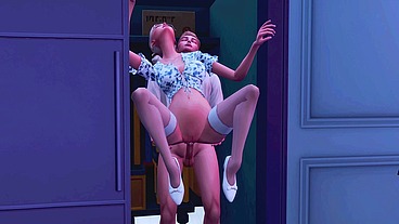 stepfather seduced perverted stepdaughter behind stepmothers back sims me hentai