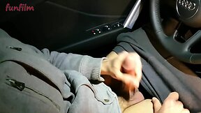 Masturbation in the car