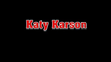 Katy Karson Sucks Cock Through Glory Hole