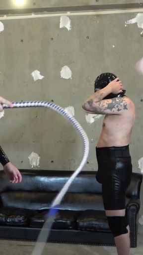 Jaw-dropping moment from &quot;Mistress Yuen uses her whip to make the two slaves compete for endurance&quot;