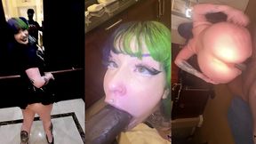 vegas stranger fucks my throat & pawg pussy with his bbc