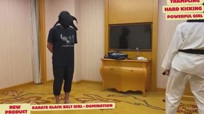 80kg, Black Belt Karate Girlfriend, Foot Domination, Round 6