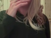 Sexy hot BRITISH police officer 👮 TAKES A PISS ON CONVICTS DICK  AS A PUNISHMENT 😉💦💦