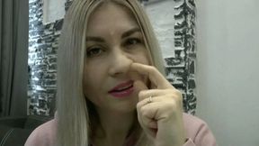 Your nose is the perfect shape for nosepicking MP4 HD 720p