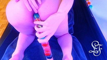 Depositing loads of Eggs inside my Tranny Hole