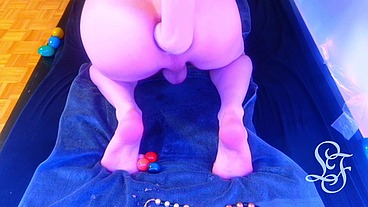 Depositing loads of Eggs inside my Tranny Hole