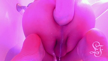 Depositing loads of Eggs inside my Tranny Hole