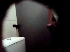 Str8 spy daddy in public toilet