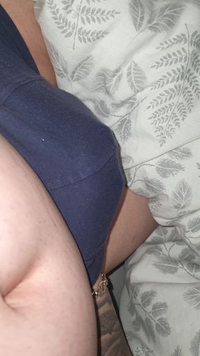 Married Step Mom almost caught with hand into step son pants touching his cock