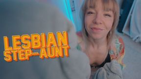 lesbian step aunt tries your cock