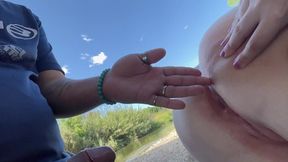sexo bajo un rio en via publica con gente pasando