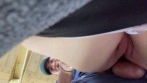 sexo bajo un rio en via publica con gente pasando