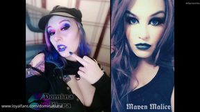 Audio Clip - Domme Talk with Mistress Kiara and Maven Malice
