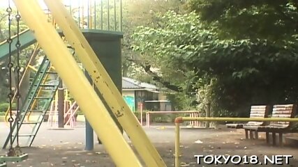 Playsome teenie Akiho Yoshizawa fucked from behind