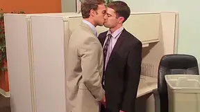 Gay Office Hunks Squirting Their Loads