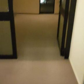 Hotel corridor walk