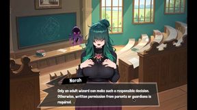 Femboy Futa House Futanari Hentai Game Ep.8 My Roomate Sucked Me in the University Glory Hole!