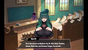 Femboy Futa House Futanari Hentai Game Ep.8 My Roomate Sucked Me in the University Glory Hole!