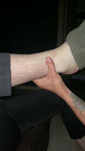 Down to the Balls - My Cock Buried in His Thr