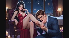 Foot Worship Confessions #101B: My Divine Foot Surrender (Animated)