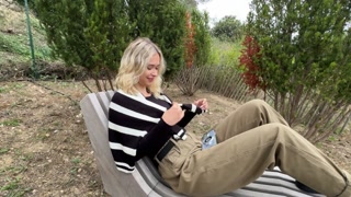 A stranger fucked me doggy style. He covered my ass with cum