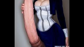 Elizabeth Shoots Beautiful Transgender Cum For You With Her Gigantic Fully Horny Hard Trans Cock, AI generated