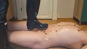 Stepping Cake on His PATHETIC DICK With Hunter Boots
