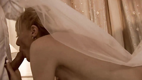 Slutty Bride Nails Waiter In Front Of Her Groom