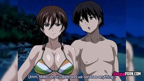 Beachside babe seduces resort worker for wild hardcore sex
