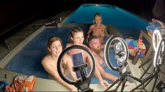 Hot Tub Orgy With Helena Price, Delaih Grace, Scarlett Gushes WCA Productions