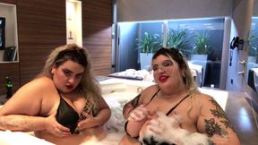 Jacuzzi date with the alphas