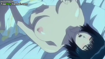 Hentai horny busty girl has sex