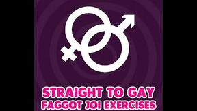 Straight to gay Faggot JOI Exercises XVIDEOS
