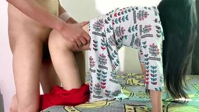 Fully Satisfied the Thirsty Pussy and Fucked It Continuously Without Stopping, Full Hardcore Pussy Fucking with a Big Dick
