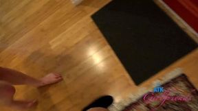 Amateur Model Fae Lux sucks cock and takes deep POV (All Natural)