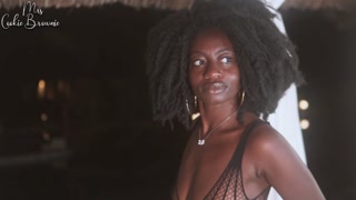 Hot Black Maid at Naughty Boy's House