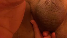 Cuckold Wife Playing with Old Husband Cock and Ass