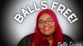 Balls Free! - Bella Trixxx's Castration Encouragement Fantasy 720p