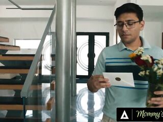 MAMA'S HUNK - Sexually excited Nearsighted mother I'd like to fuck Lexi Luna Mistakes Stepson For Her Lover