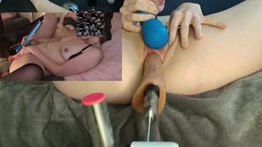 Wet Fountain Squirting And Making the Best Orgasm Faces