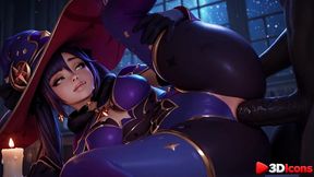 mona really loves feeling a big black cock in her ass [ai]