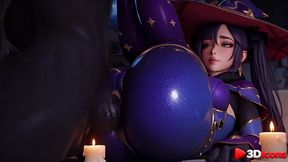 mona really loves feeling a big black cock in her ass [ai]