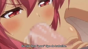 Garota ruiva se divertindo