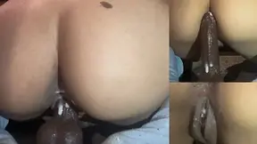 Horny Teen Stepdaughter Rides Stepdad�s Big Black Cock Until He Cums Deep Inside