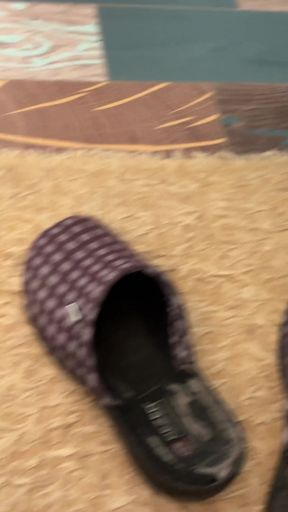 Earl Smile Dark Brown Ribbed Socks Fetish - Bedroom Solo   Clip 2