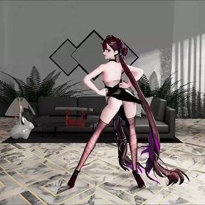 Li Sushang Honkai Impact Hentai MMD 3D Dance Bass Knight - user2756983 - Purple Wicks Color Edit Smixix