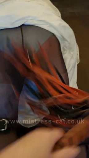 Naughty bride gets flogged!